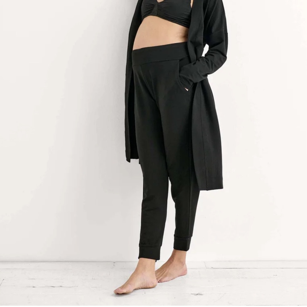 Hatch Maternity - Indoor Outdoor Jogger - Black sz1